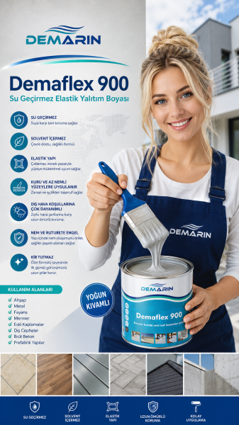 Demaflex 900 Su Geçirimsiz Dış Cephe ve Çatı Yalıtım Boyası