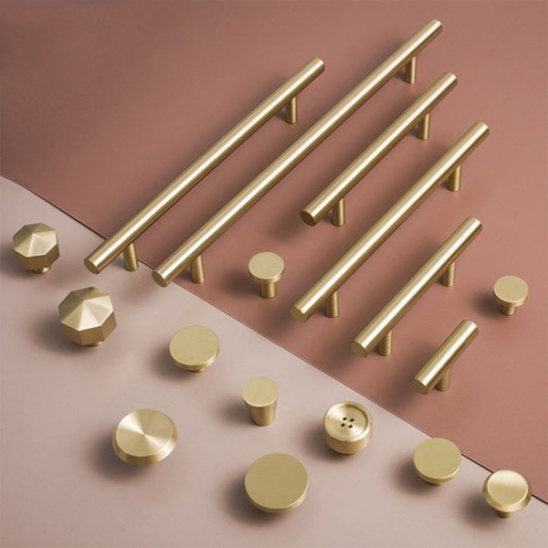 Rosa Mat Gold - Altın - Sarı Çubuk Kulp