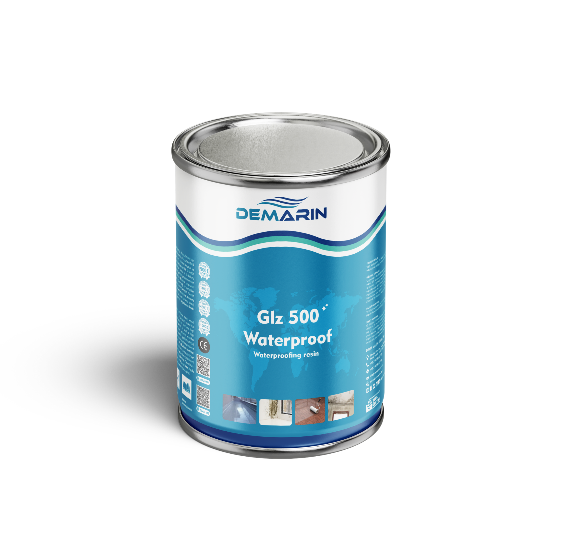 Glz 500 Waterproof Nem ve Rutubet Boyası