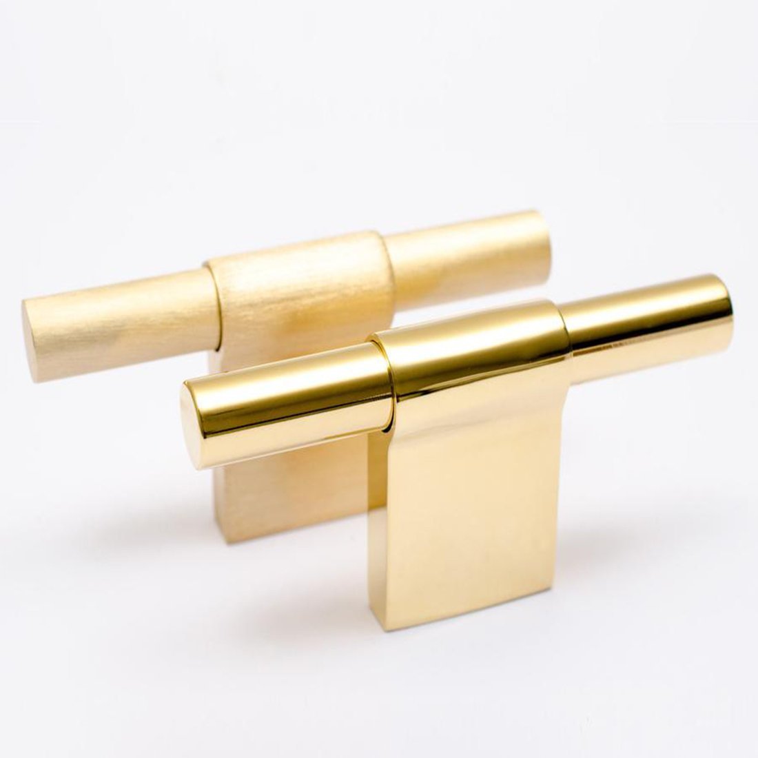Alia Altın - Sarı - Gold T Bar Düğme Kulp